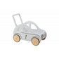 3in1 Medinis Stumdukas Vežimėlis Ir Žaislų Dėžė Mašinėlė Balta 51 × 55 × 29 cm Stumiamos Mašinėlės Vaikams