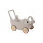 3in1 Medinis Stumdukas Vežimėlis Ir Žaislų Dėžė Šuo Smėlio 51 × 55 × 29 cm Stumiamos Mašinėlės Vaikams