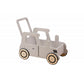 3in1 Medinis Stumdukas Vežimėlis Ir Žaislų Dėžė Traktorius Smėlio 51 × 55 × 29 cm Stumiamos Mašinėlės Vaikams