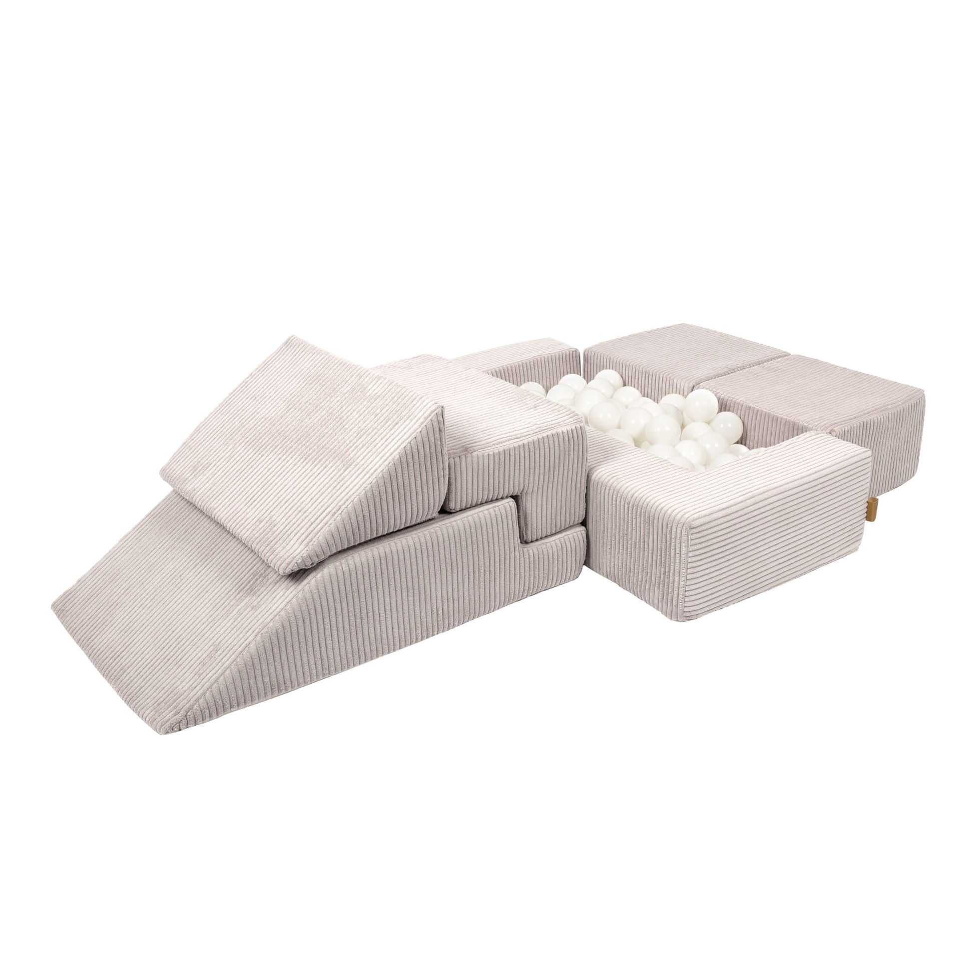 Aesthetic Bricks modulinė vaikiška sofa, ekru, 1 nuotrauka