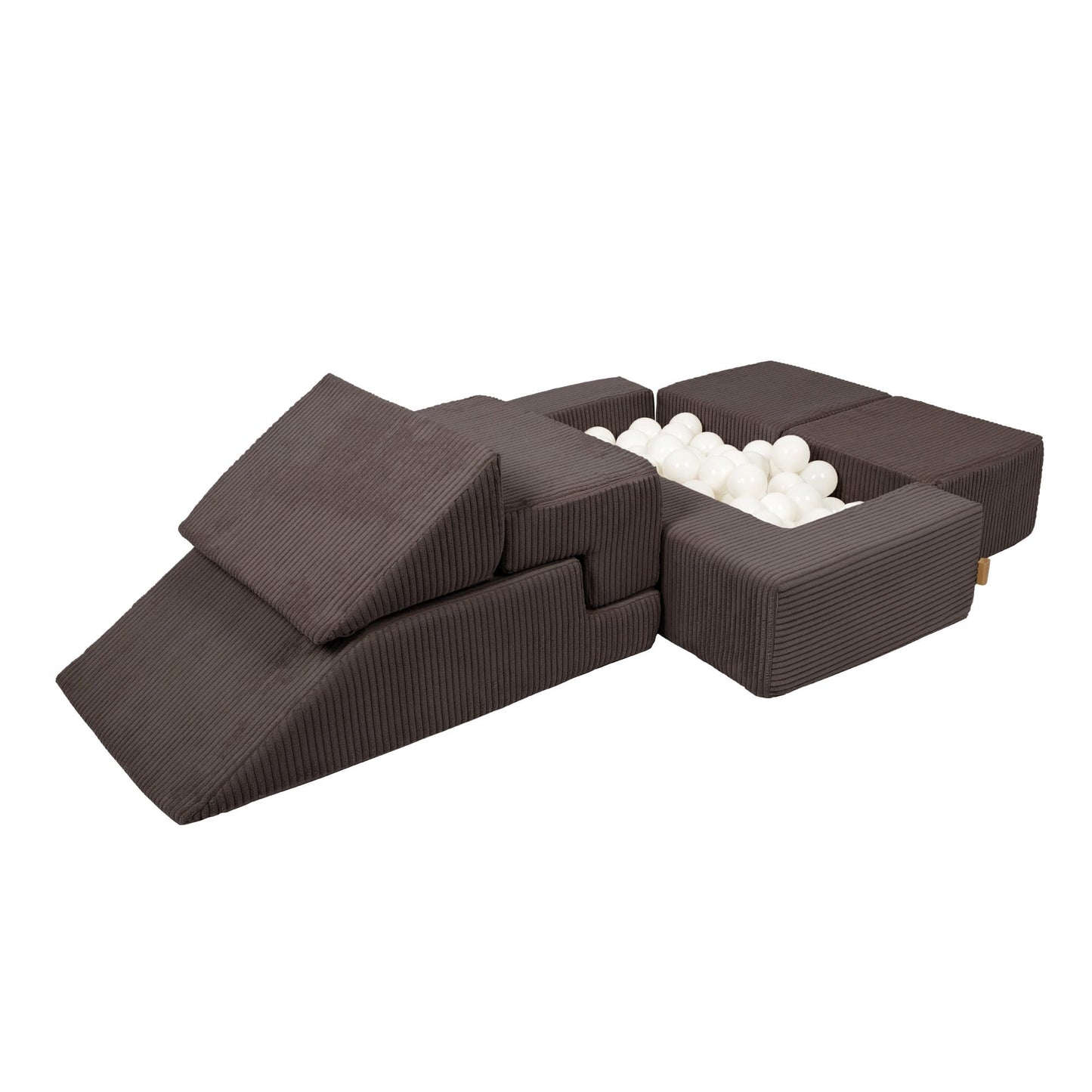 Aesthetic Bricks modulinė vaikiška sofa, ruda, 1 nuotrauka