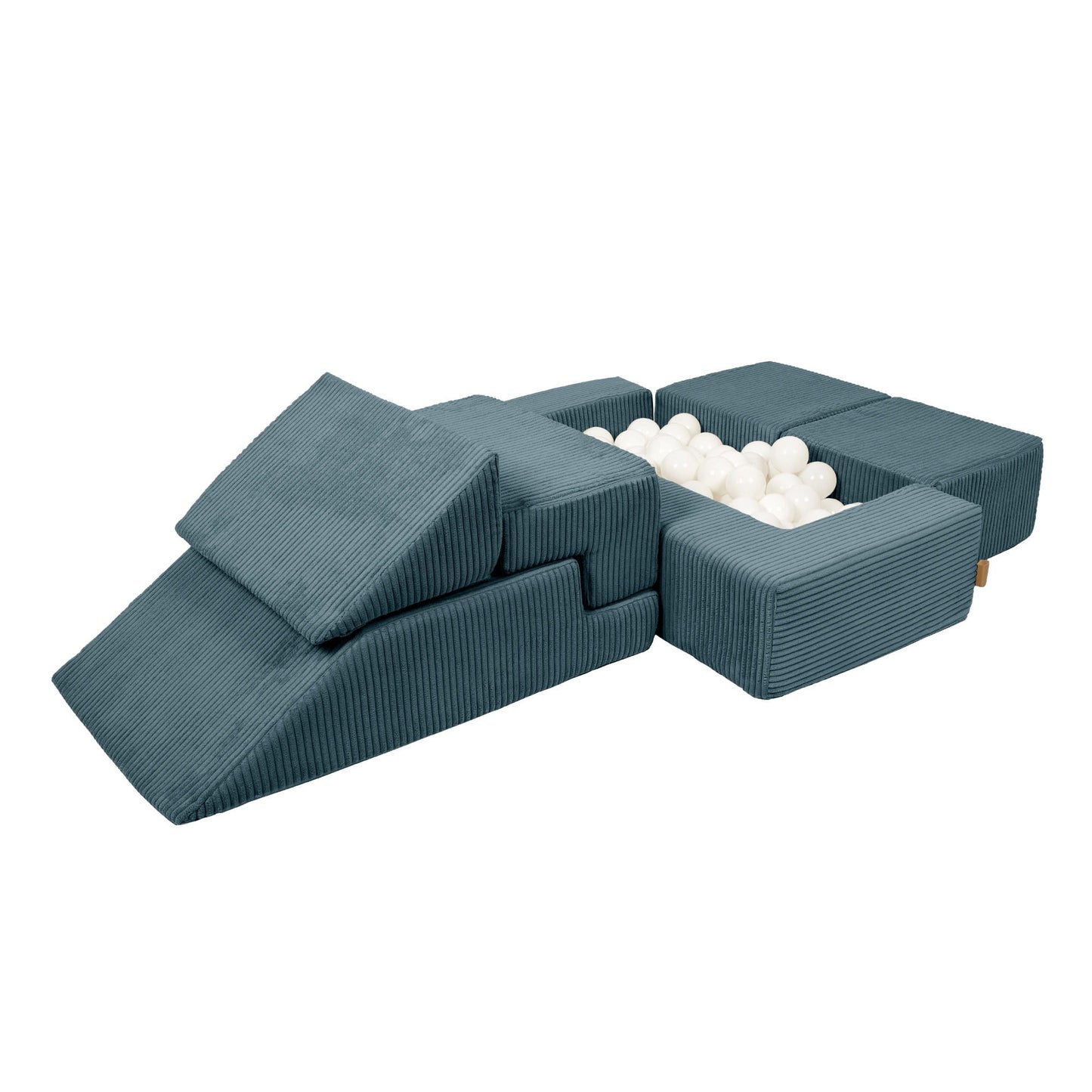 Aesthetic Bricks modulinė vaikiška sofa, turkio, 1 nuotrauka
