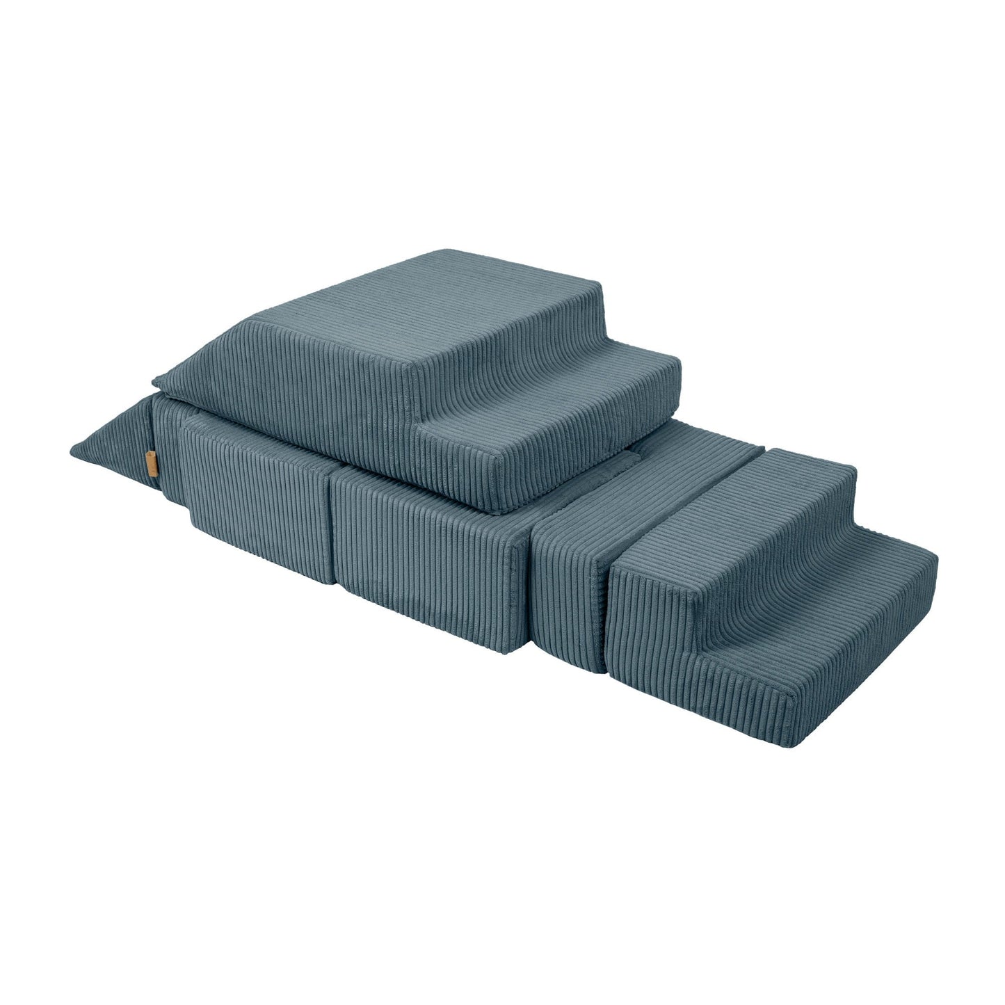 Aesthetic Bricks modulinė vaikiška sofa, turkio, 2 nuotrauka