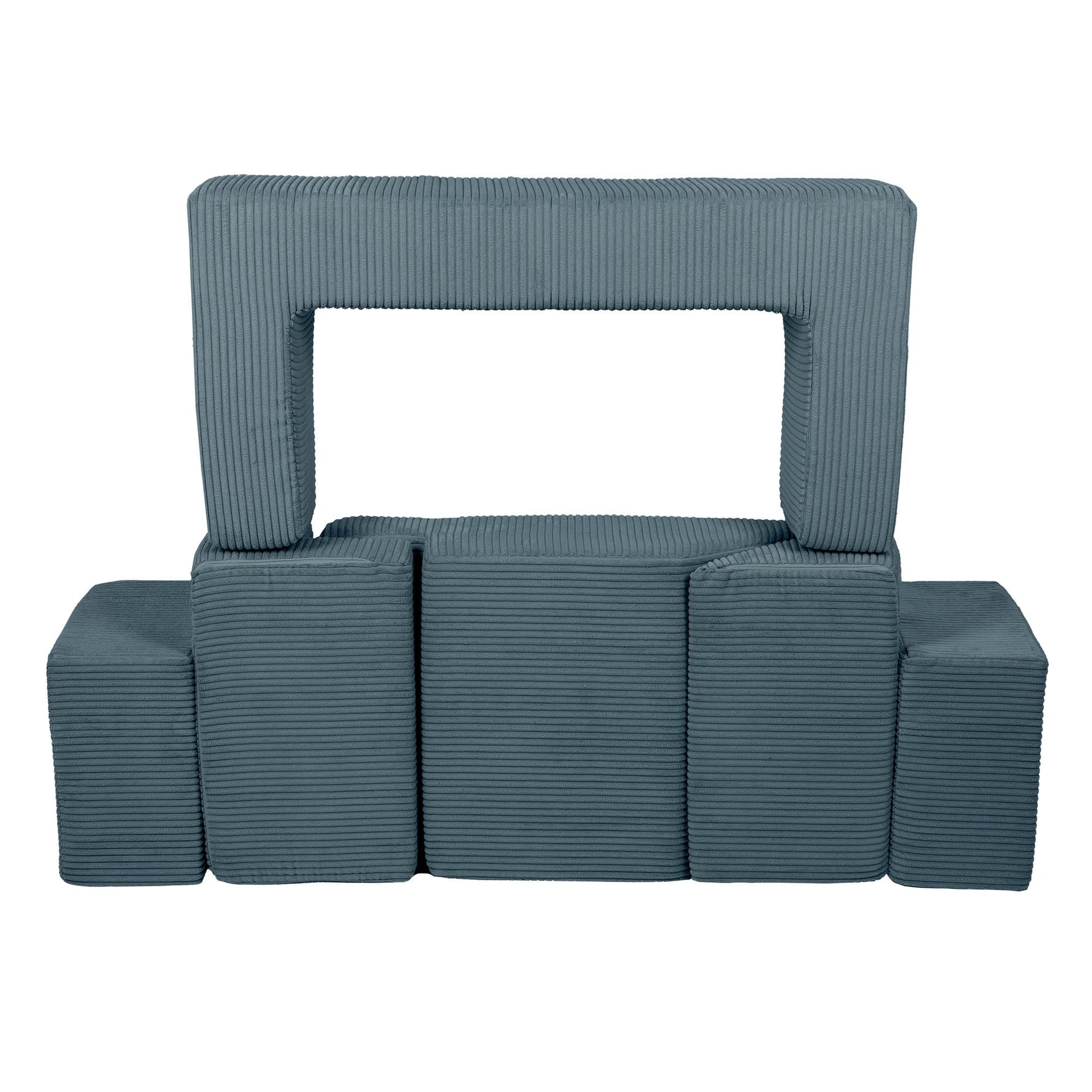 Aesthetic Bricks modulinė vaikiška sofa, turkio, 3 nuotrauka