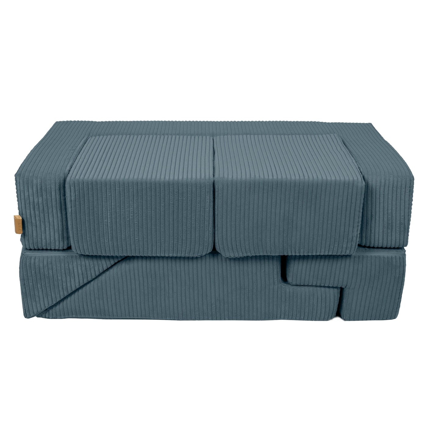Aesthetic Bricks modulinė vaikiška sofa, turkio, 5 nuotrauka