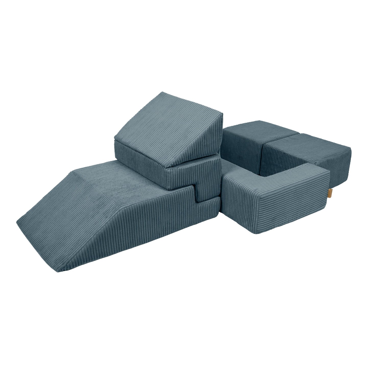 Aesthetic Bricks modulinė vaikiška sofa, turkio, 6 nuotrauka
