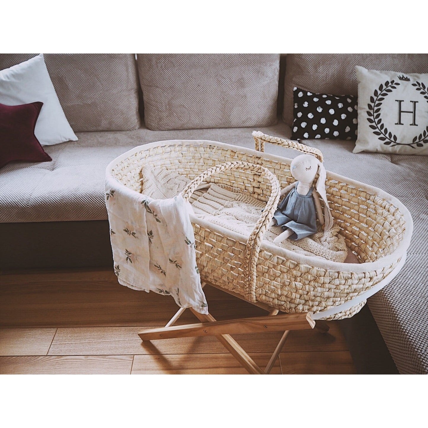Ahojbaby Rankų Darbo Kūdikio Lopšys Be Čiužinio Kūdikio Lovytė