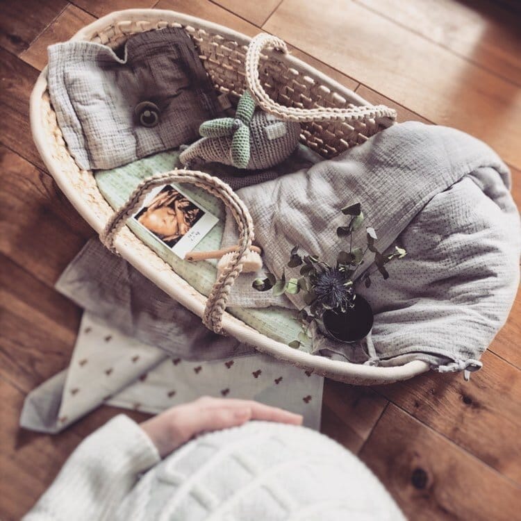 Ahojbaby Rankų Darbo Kūdikio Lopšys Be Čiužinio Kūdikio Lovytė