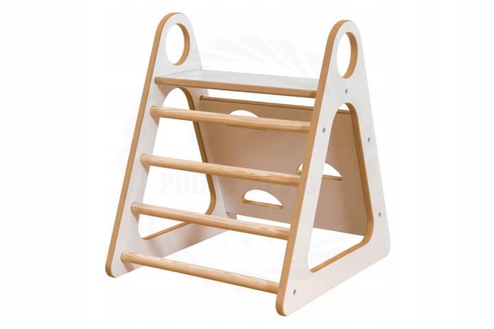 Baby Raj Medinė Montessori Žaidimų Aikštelė Vaikams, MAXI 4 dalių Sūpynės ir Žaidimų Aikštelės