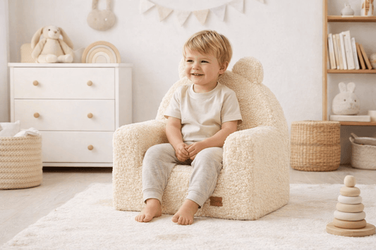 BABY- RAJ Minkštas vaikiškas foteliukas "TEDDY BEAR" Vaikiški Foteliukai ir Pufai