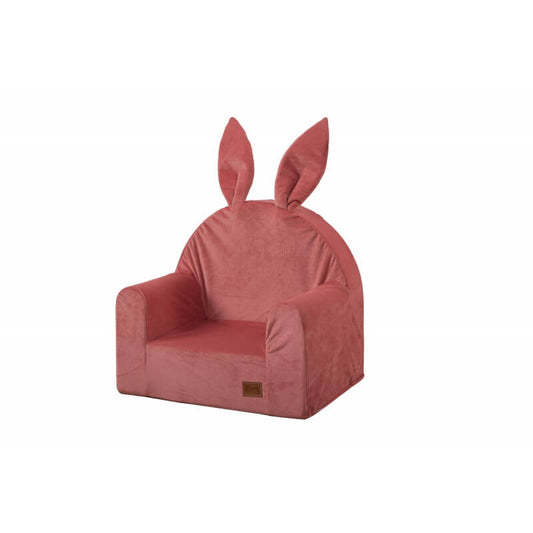BABY- RAJ Minkštas vaikiškas foteliukas "Zuikutis" Rausvas Baby & Toddler Furniture Sets