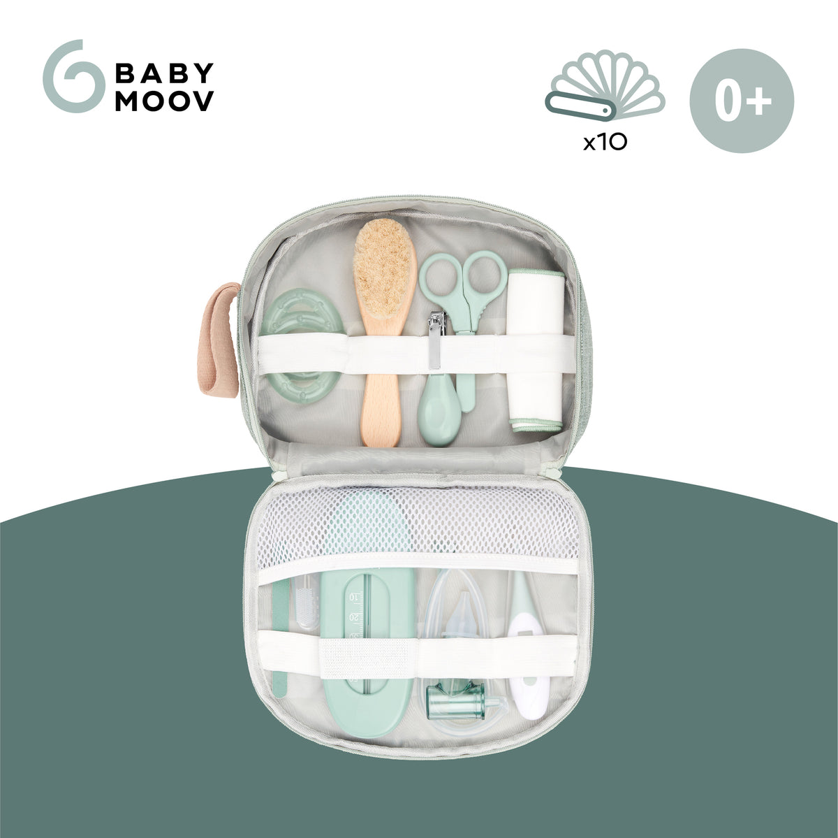 Babymoov Matcha kūdikio priežiūros rinkinys, 10 priedų, A032007 – nuotrauka 3