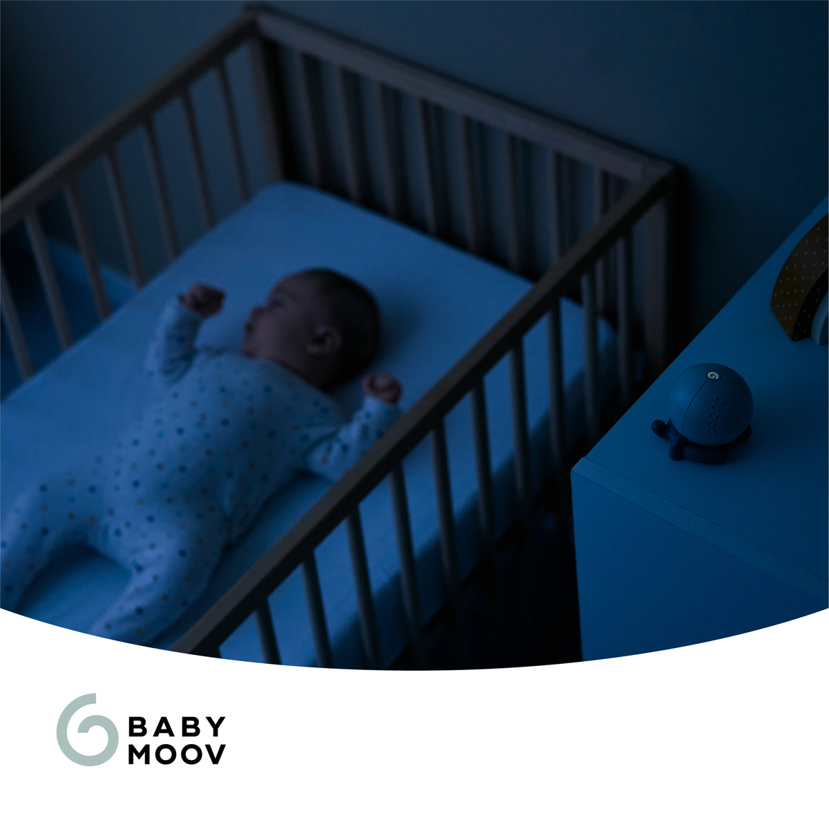 Babymoov YOO Roll vaizdo auklė su 3,5 col. ekranu, A014431 – nuotrauka 7