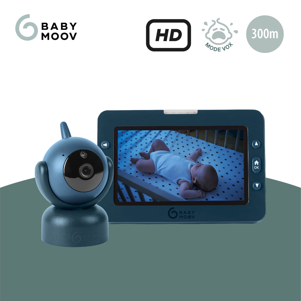 Babymoov YOO MASTER+ HD vaizdo auklė, 5 col., A014435 – 2