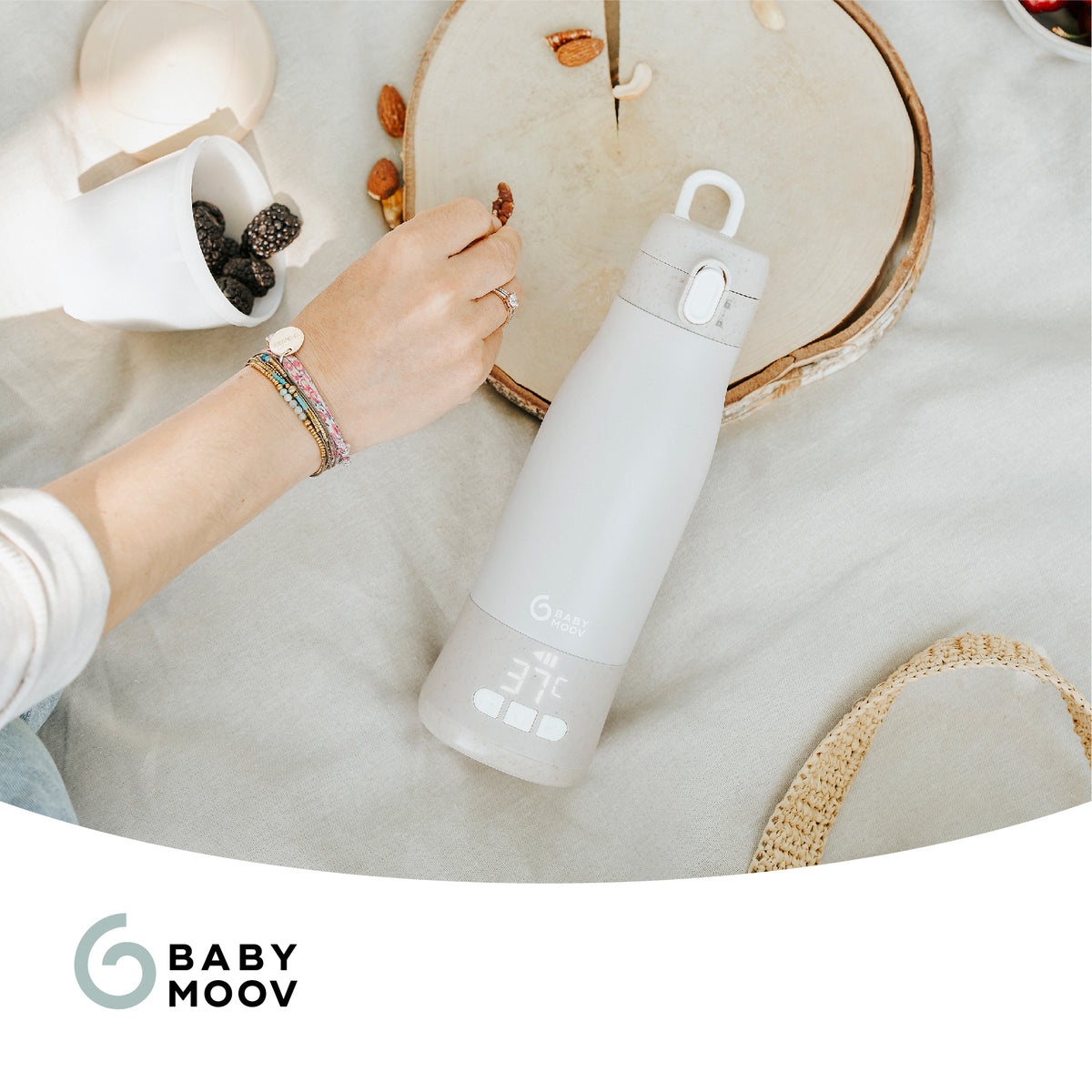 Babymoov Moov & Feed kelioninis šildytuvas, kreminis, A002103 – nuotrauka 8
