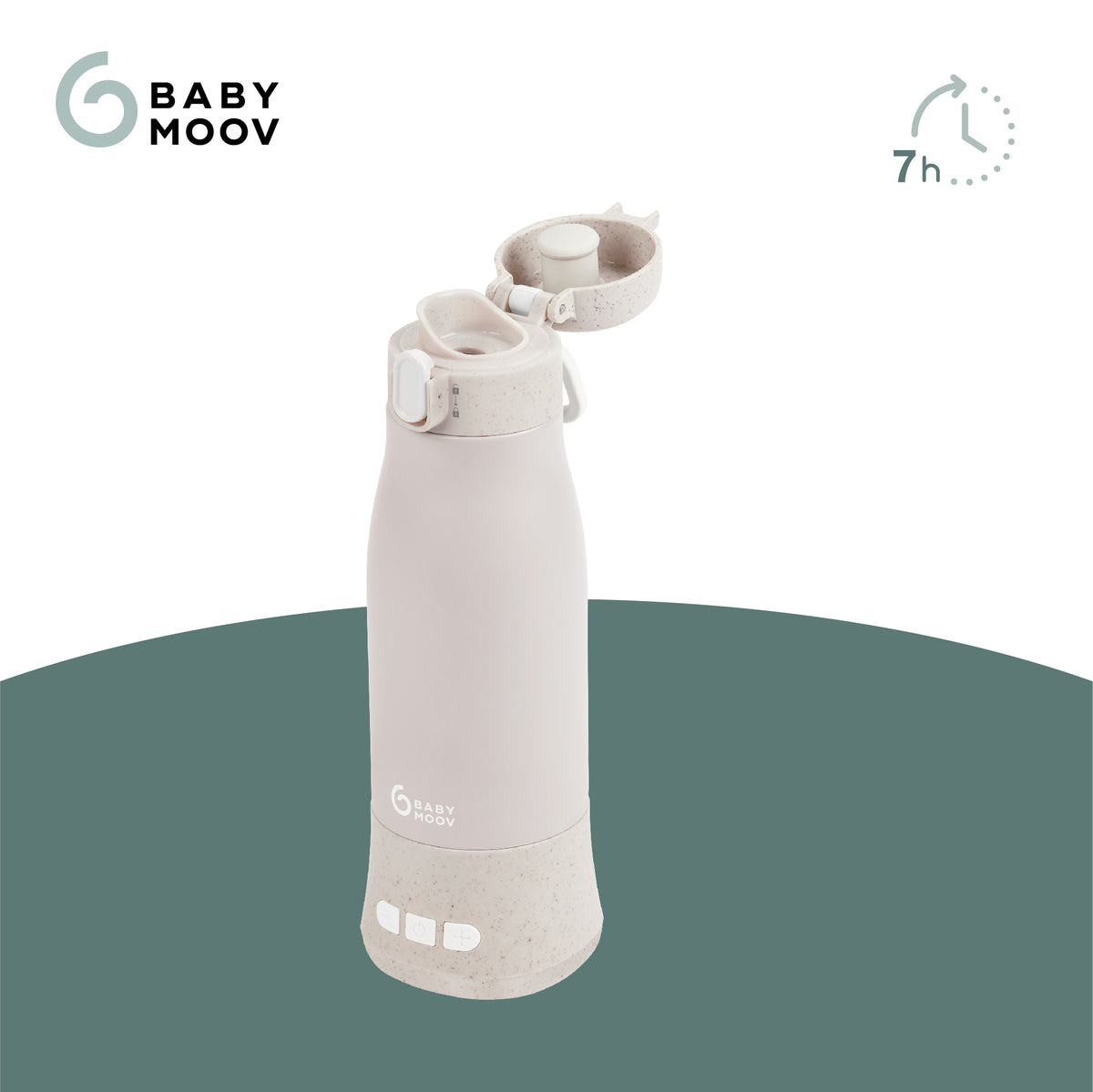 Babymoov Moov & Feed kelioninis šildytuvas, kreminis, A002103 – nuotrauka 2