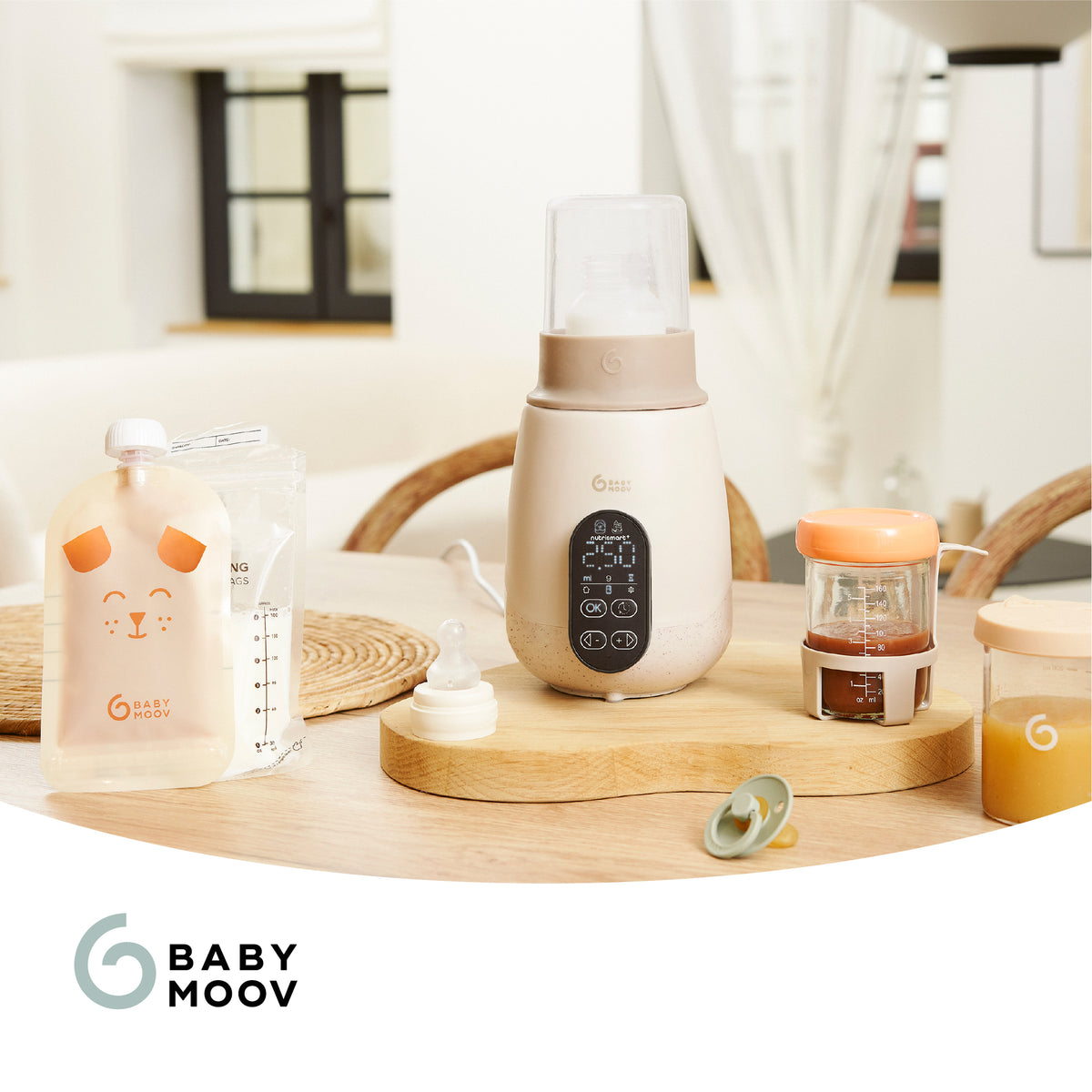 Babymoov NutriSmart+ šildytuvas ir sterilizatorius, A002034 – nuotrauka 7