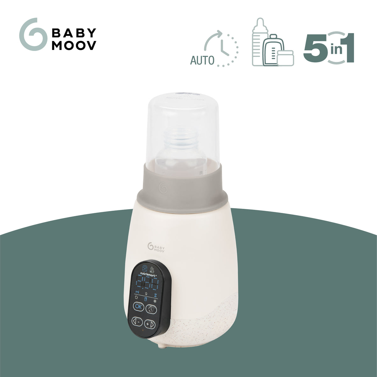 Babymoov NutriSmart+ šildytuvas ir sterilizatorius, A002034 – nuotrauka 2