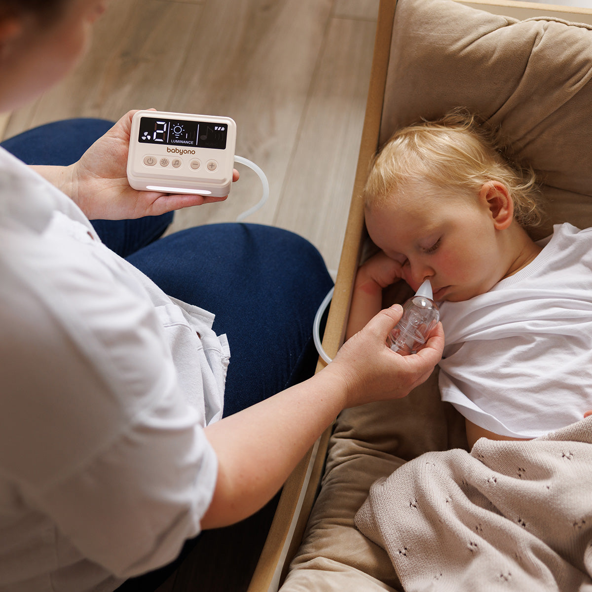 BabyOno SOFFIO elektrinis nosies aspiratorius 1695 – nuotrauka 7
