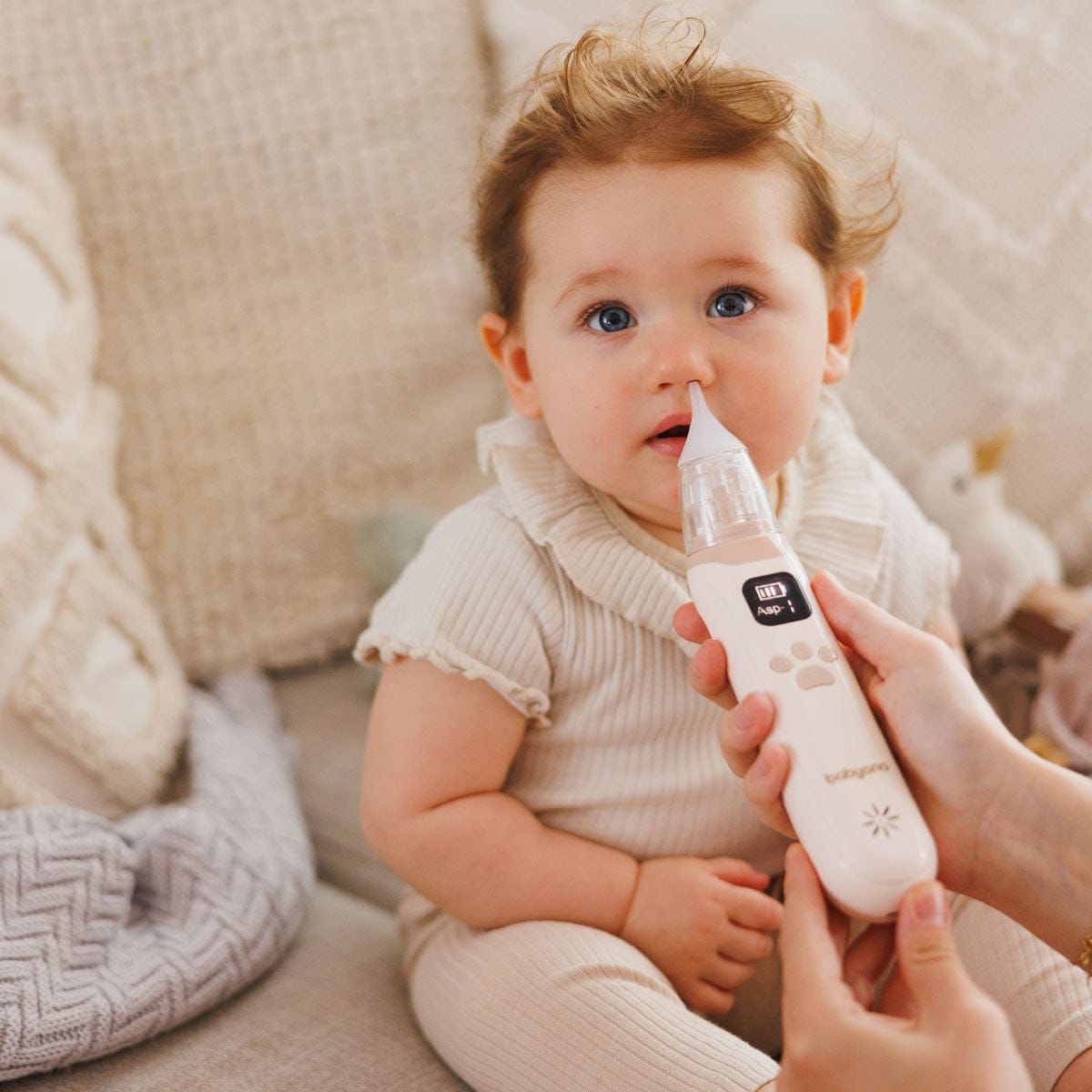 BabyOno Elektroninis Nosies Aspiratorius, Rudas Nosies Aspiratoriai