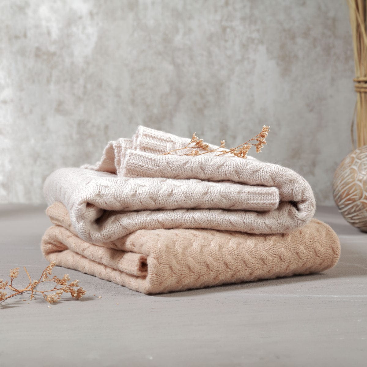 BabyOno Merino Vilnos Pledas Kūdikiui, 75 × 100 Cm Kūdikių Pledai