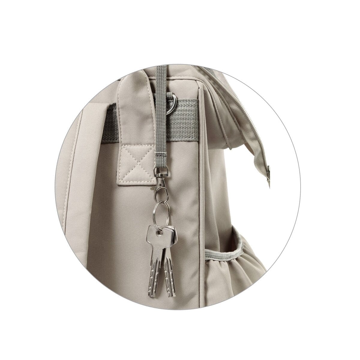 BabyOno Modern Style Mamos Kuprinė, Kreminė Mamos Kuprinės