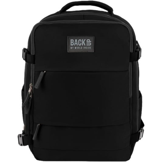 BackUP Juoda Rankinio Bagažo Kuprinė 40 × 30 × 20 cm Kuprinės