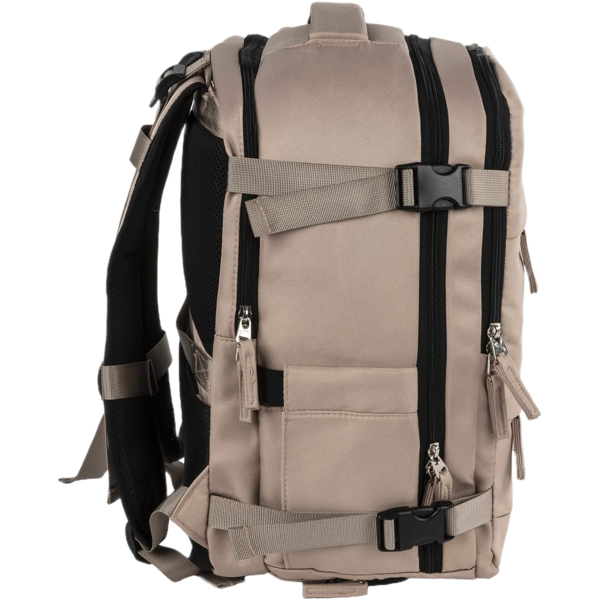 BackUP Smėlio Spalvos Rankinio Bagažo Kuprinė 40 × 30 × 20 cm Kuprinės