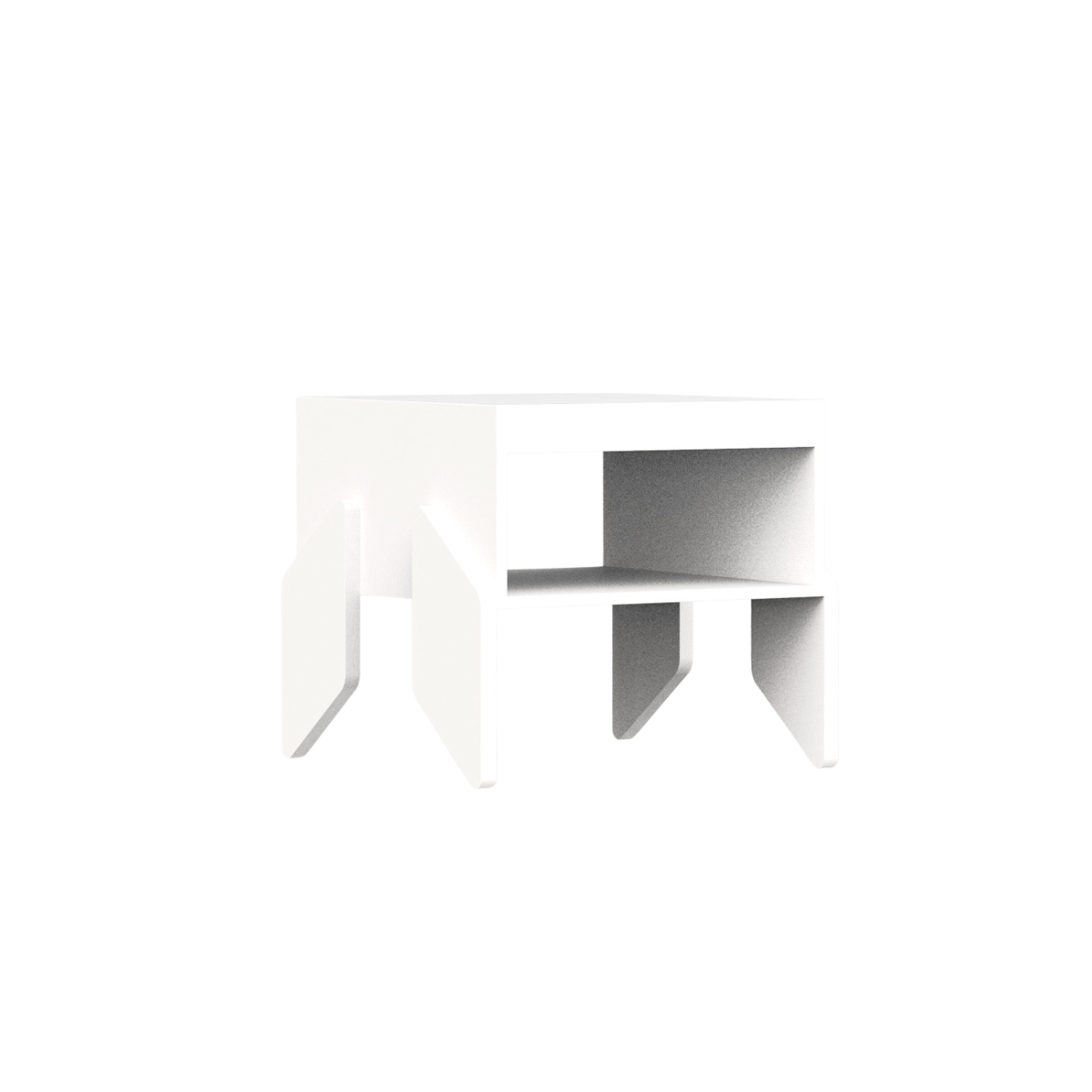 CapiBabi Little – Modulinė Komoda, Kėdutė Ir Suoliukas Vaikams, Balta Komoda