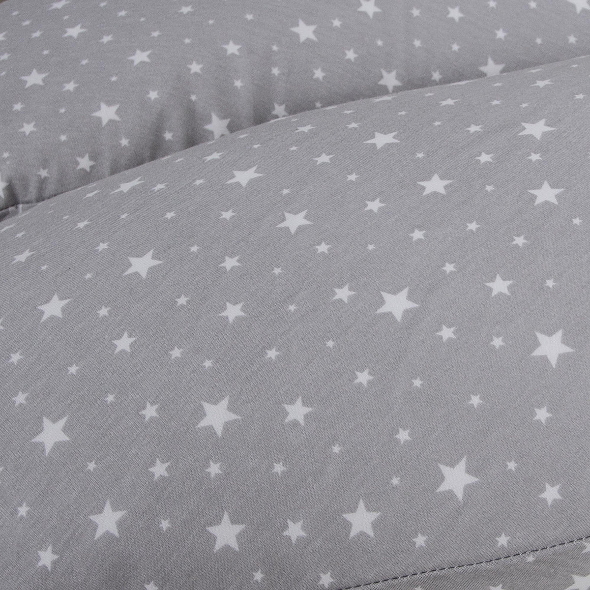 CebaBaby DUO maitinimo pagalvė „Pilkos žvaigždės“, 300 cm – nuotrauka 2