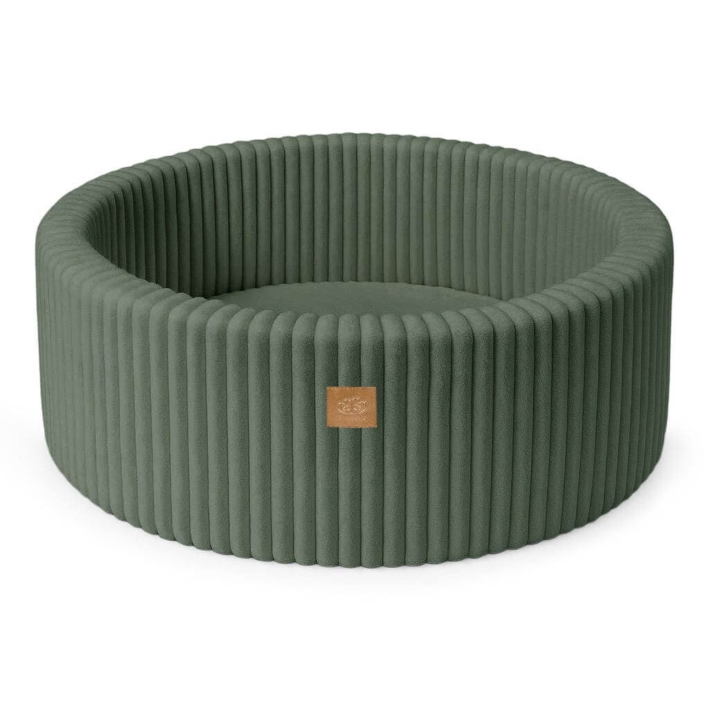 Churros Kamuoliukų Baseinas, 90 cm + 200 Kamuoliukų Kamuoliukų Baseinas Alyvuogių žalia / Be kamuoliukų