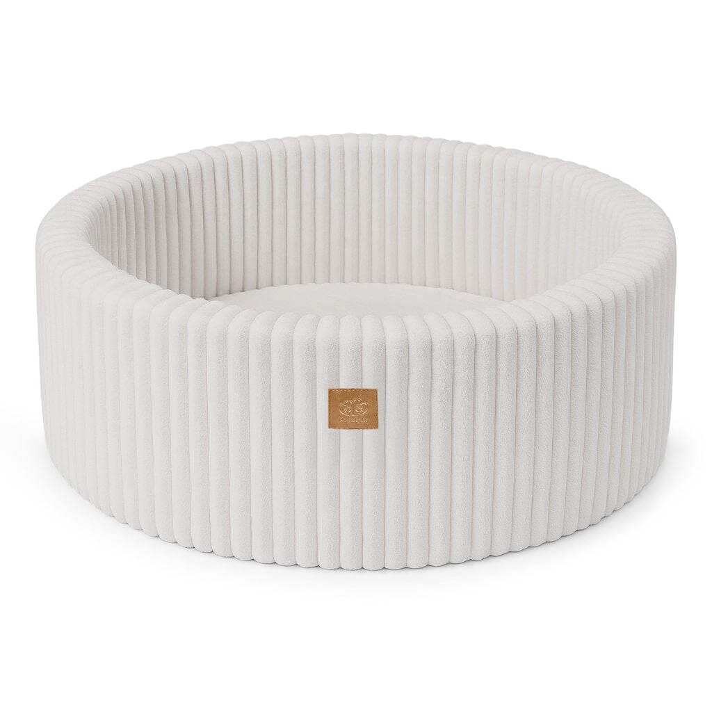 Churros Kamuoliukų Baseinas, 90 cm + 200 Kamuoliukų Kamuoliukų Baseinas Balta / Be kamuoliukų