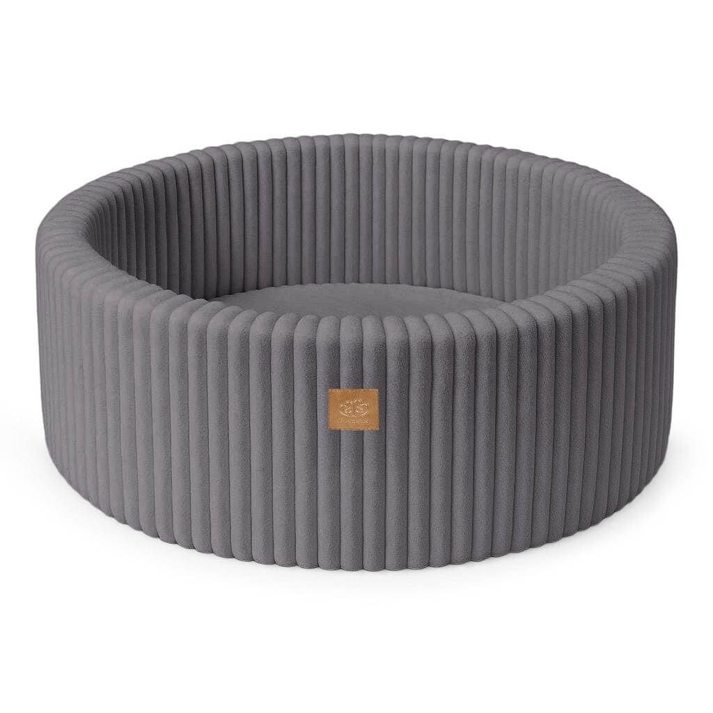 Churros Kamuoliukų Baseinas, 90 cm + 200 Kamuoliukų Kamuoliukų Baseinas Pilka / Be kamuoliukų