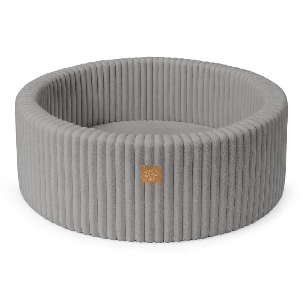 Churros Kamuoliukų Baseinas, 90 cm + 200 Kamuoliukų Kamuoliukų Baseinas Šviesiai pilka / Be kamuoliukų