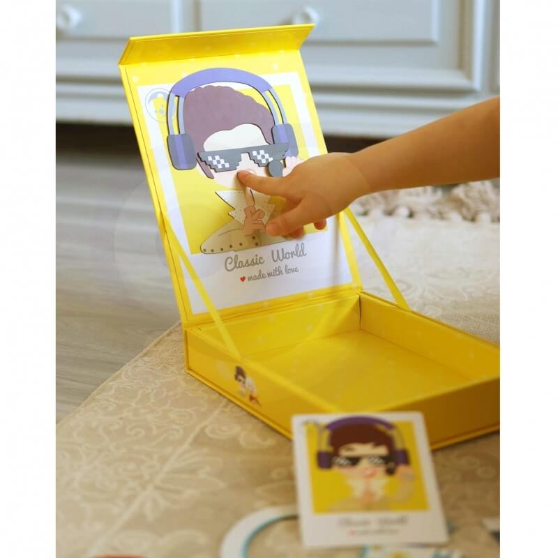 Classic World Magnetinė Dėlionė Berniukams – 32 Dalių Rinkinys Žaislai Dėlionės