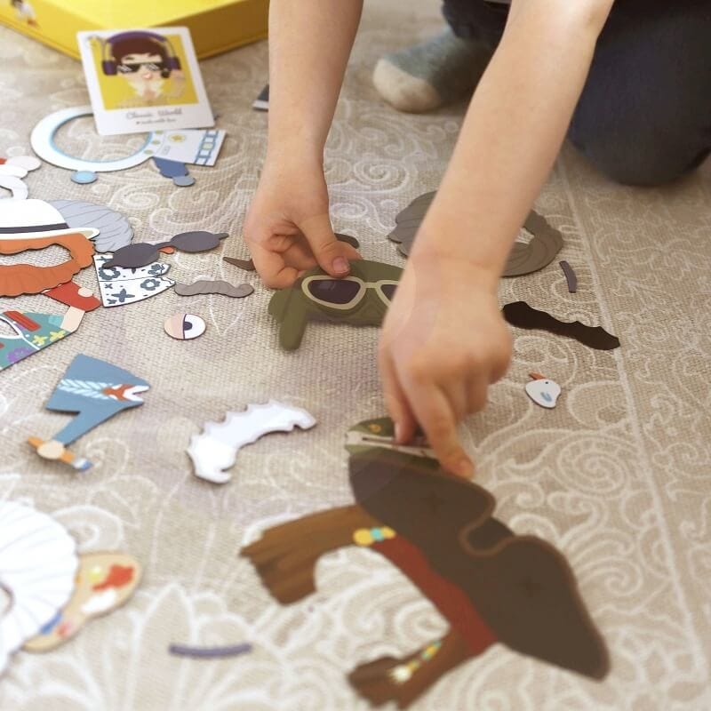 Classic World Magnetinė Dėlionė Berniukams – 32 Dalių Rinkinys Žaislai Dėlionės