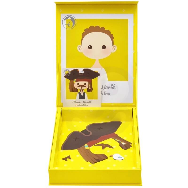 Classic World Magnetinė Dėlionė Berniukams – 32 Dalių Rinkinys Žaislai Dėlionės