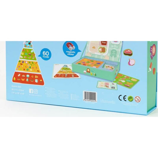Classic World Magnetinė Dėlionė Sveika Mityba – 60 Dalių Rinkinys Žaislai Dėlionės