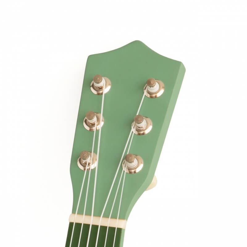 Classic World Medinė Vaikiška Gitara Pastelinės Žalios Spalvos Žaislai Montessori
