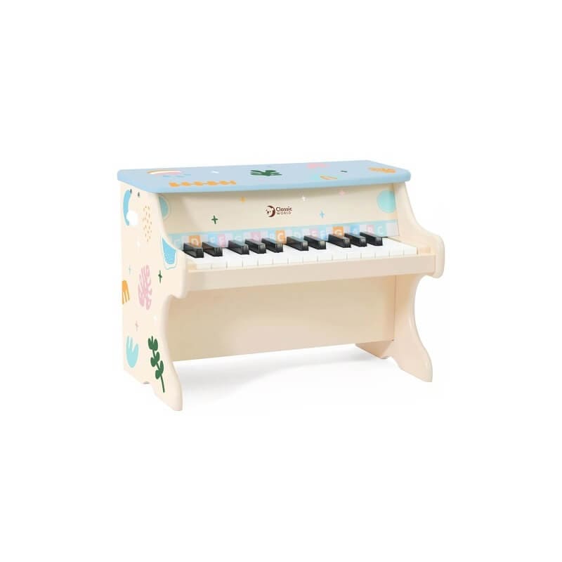 Classic World Muzikinis Pianinas Vaikams Su Spalvotais Klavišais Žaislai Montessori