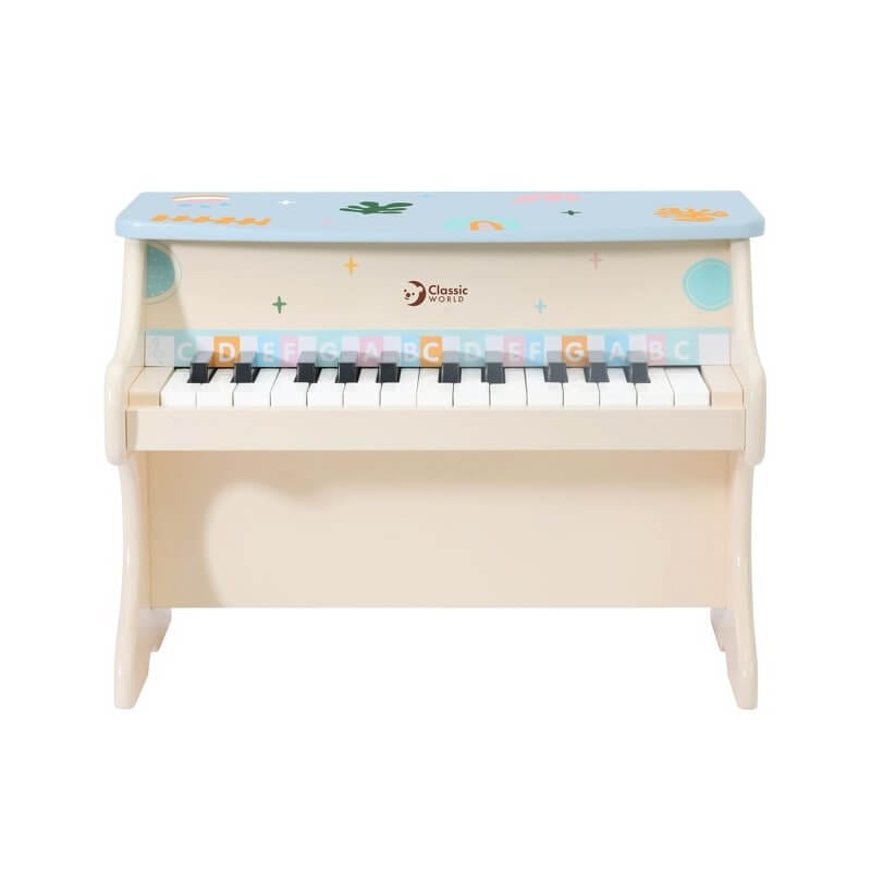 Classic World Muzikinis Pianinas Vaikams Su Spalvotais Klavišais Žaislai Montessori