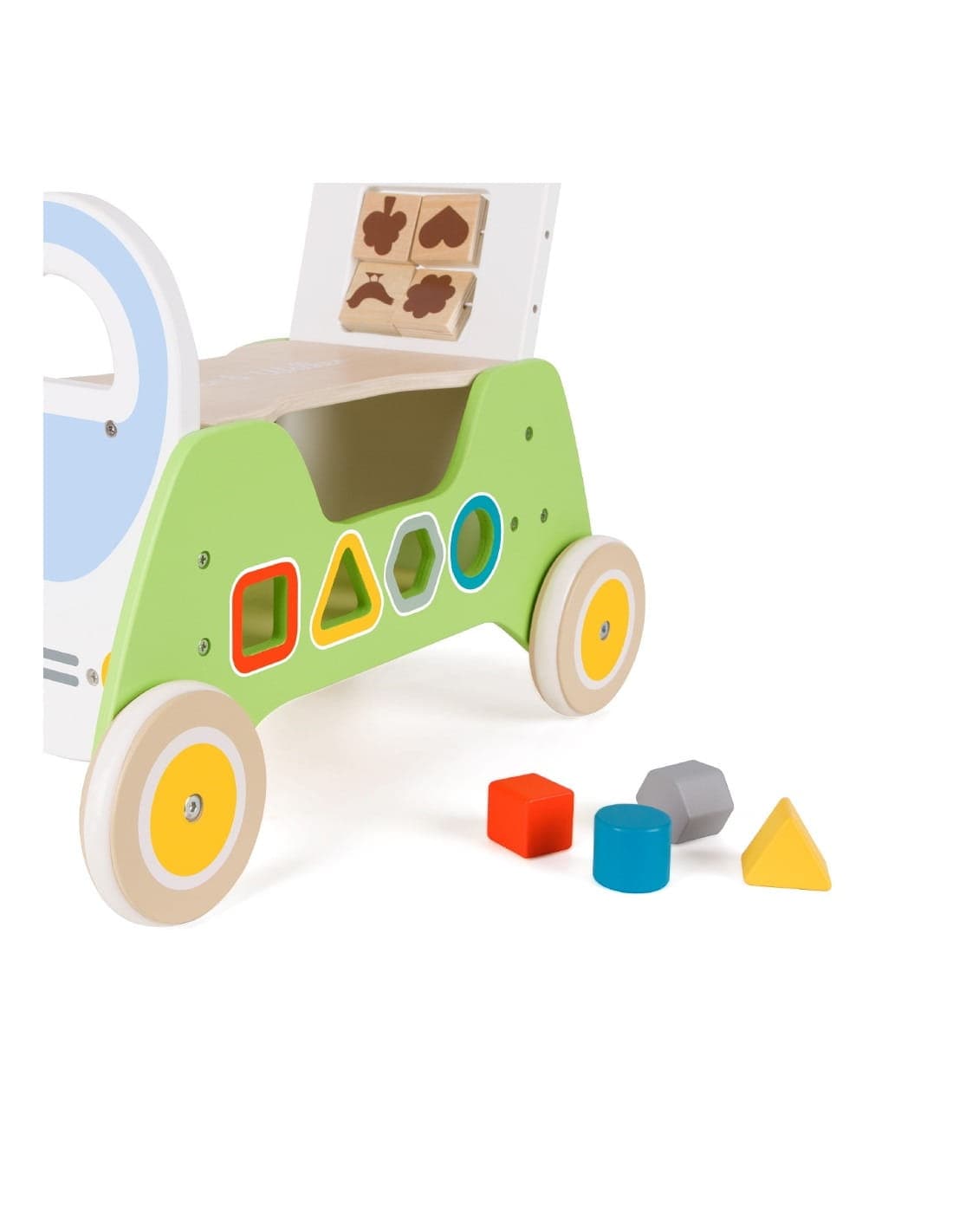 Classic World „Rider“ Medinė Vaikštynė-Stumdukas Rūšiuoklis Stumiamos Mašinėlės Vaikams