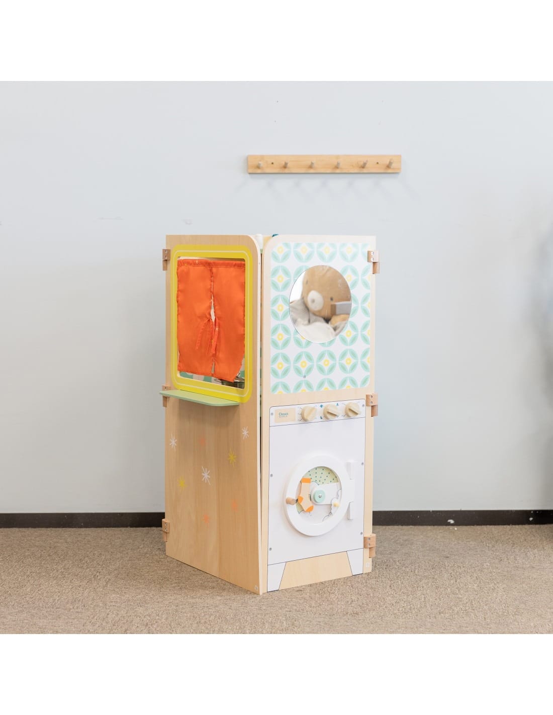 Classic World Sulankstomas Medinis Žaidimų Namelis Virtuvėlė Vaikiškos Virtuvėlės