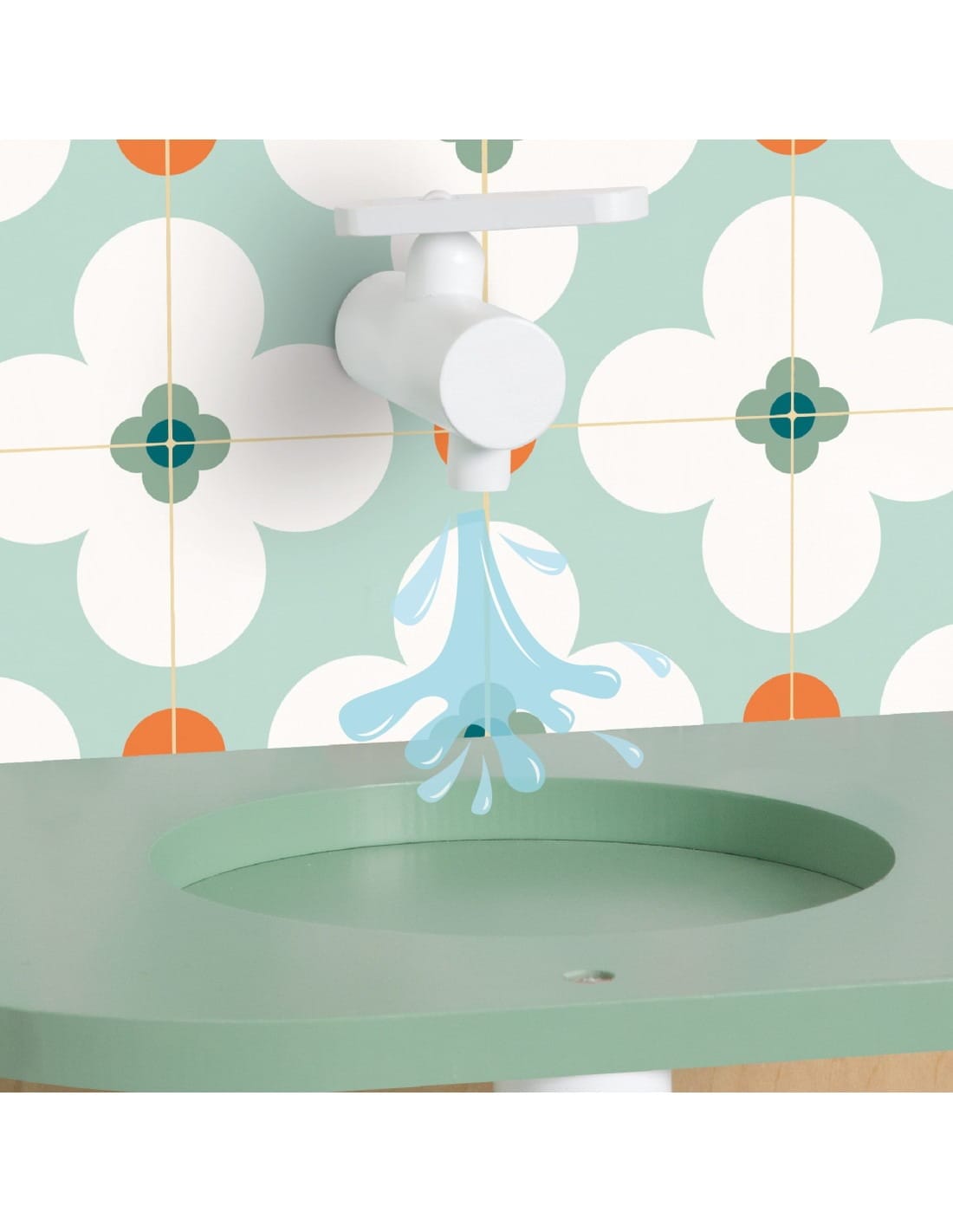 Classic World Sulankstomas Medinis Žaidimų Namelis Virtuvėlė Vaikiškos Virtuvėlės