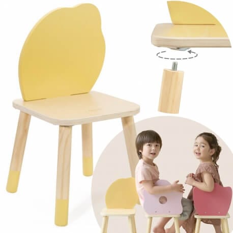 Classic World Vaikiškas Staliukas Ir Dvi Kėdutės "Grace" Pastelinės Spalvos Staliukai Kėdutės