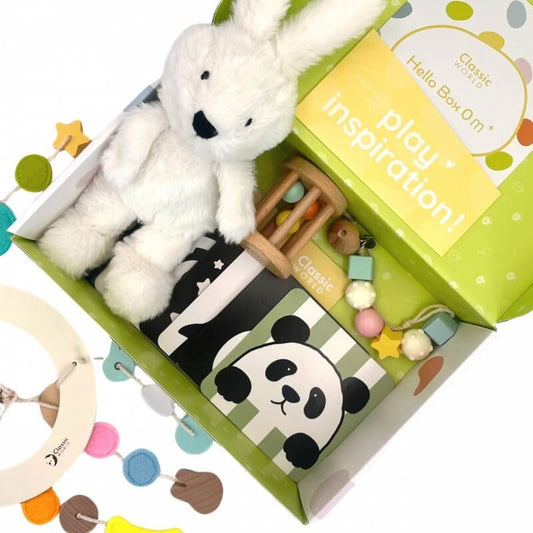 Classic World Welcome Box Dovanų Rinkinys Naujagimiui Su Žaislais Žaislai Kūdikiams