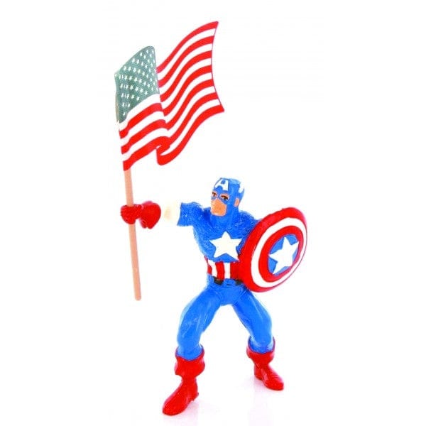 Comansi figūrėlė - Kapitonas Amerika su vėliava