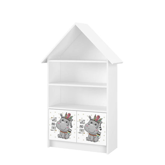 Copy of Žaislų Knygų Lentyna Vaikų Kambariui Namelis "Hipopotamas" Žaislų dėžės