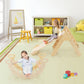 Didelė Montessori Žaidimų Aikštelė Pikler Trikampis Ir Laipiojimo Arka Viename Sūpynės ir Žaidimų Aikštelės