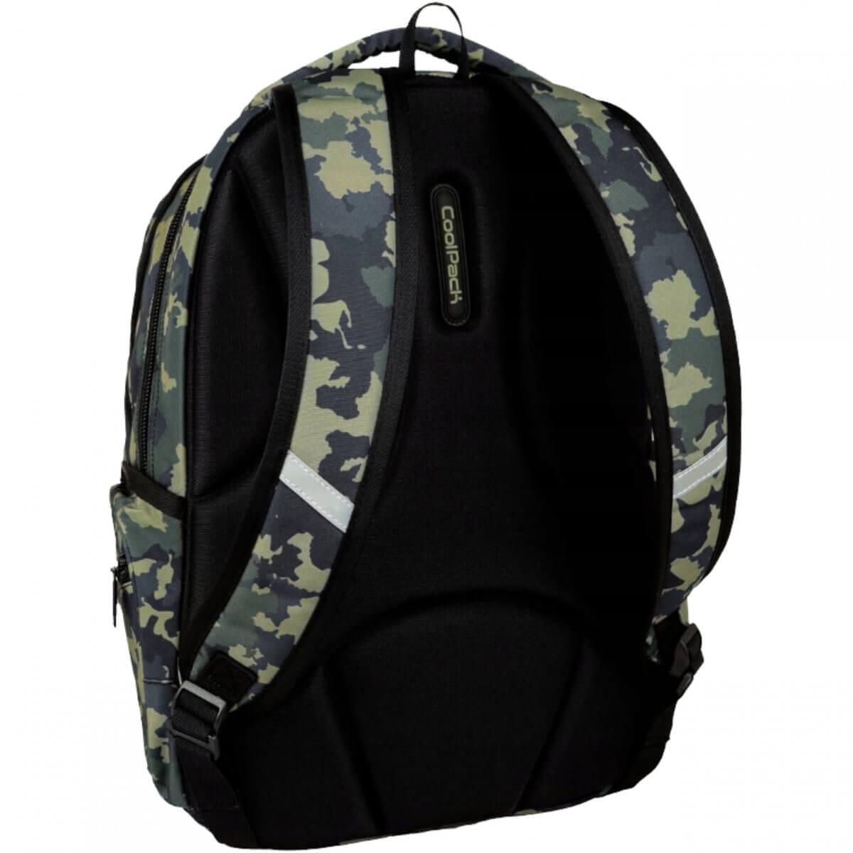 Didelė Tvirta Mokyklinė Kuprinė CP Coolpack Military Kamufliažas 44cm IP1094 Kuprinės